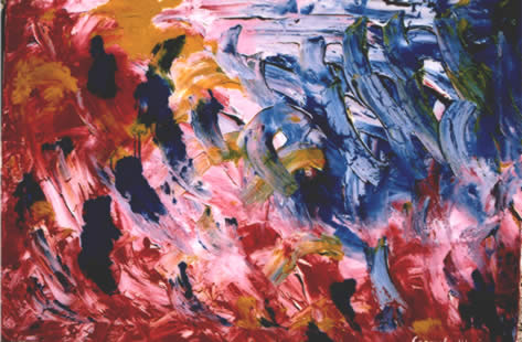 Dipinto : L'alba di un fiume